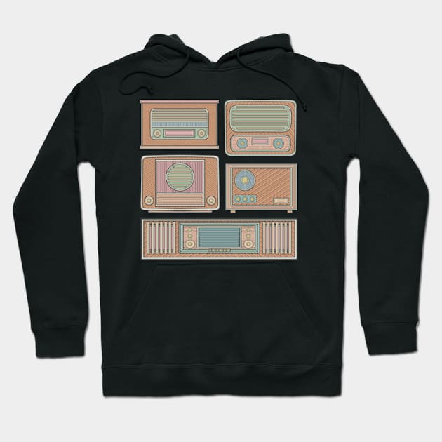 Cool Classic Radio Hoodie by milhad